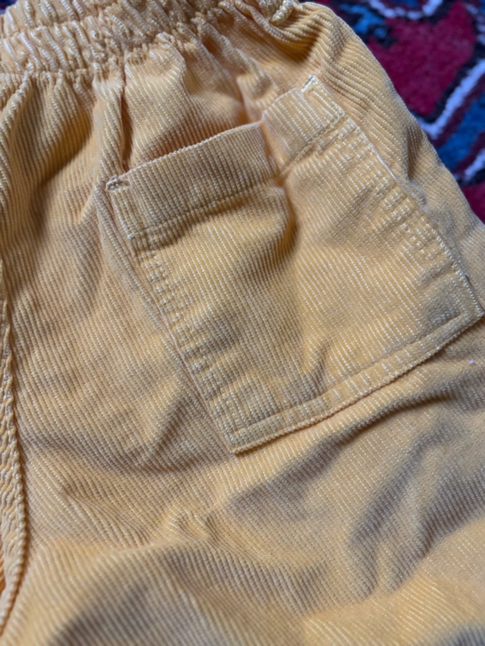 Jungmaven bright yellow Cabuya Cord Shorts XS NWOT - Picture 6 of 6